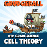 Cell theory GRUDGEBALL Science Game - No Prep Grade 8 Review Activity