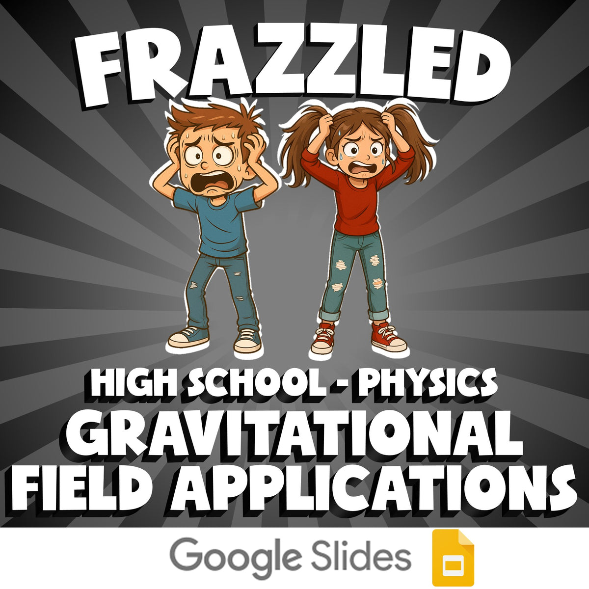 Gravitational Field Applications FRAZZLED Science Game - No Prep Physics Review