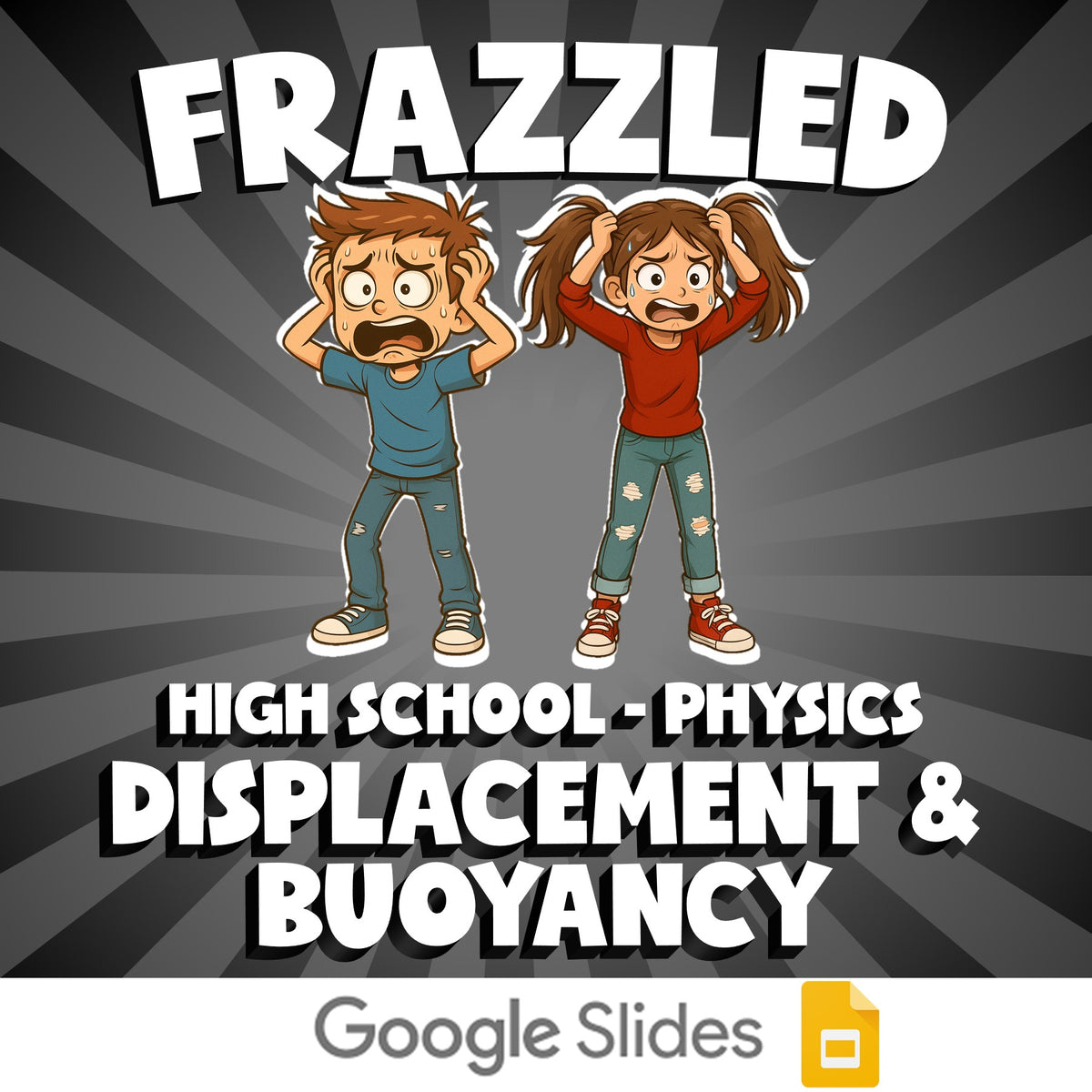 Displacement & Buoyancy FRAZZLED Science Game - No Prep Physics Review Activity