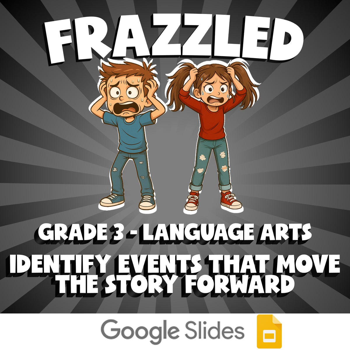 Identify Events That Move the Story Forward FRAZZLED ELA Game - No Prep Grade 3
