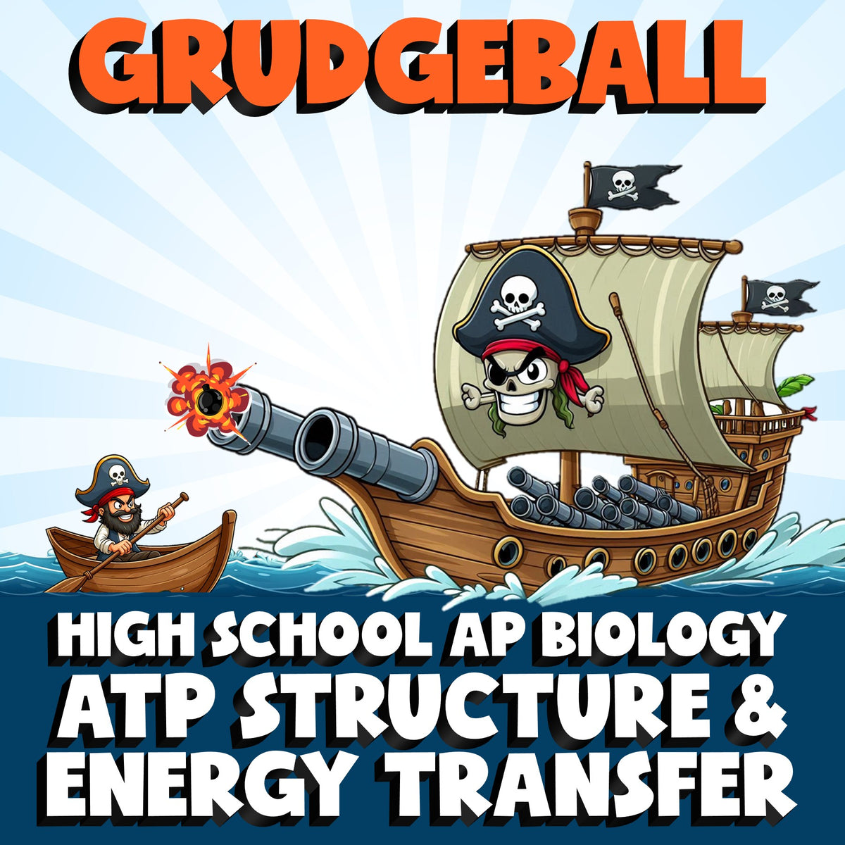 ATP Structure & Energy Transfer GRUDGEBALL Science Game - No Prep AP Biology