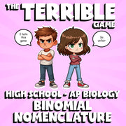 Binomial Nomenclature THE TERRIBLE GAME - No Prep AP Biology Science Review