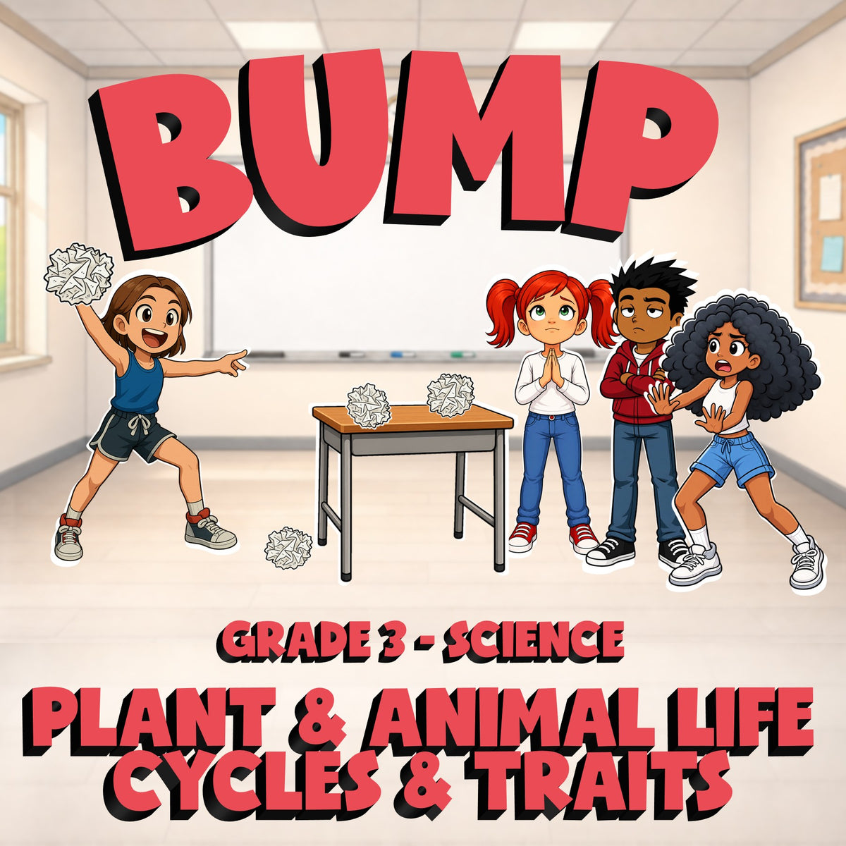 Plant & Animal Life Cycles & Traits BUMP Science Game - No Prep Grade 3 Review