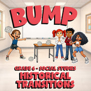 Historical Transitions BUMP Socials Game - No Prep Grade 6 Review Activity