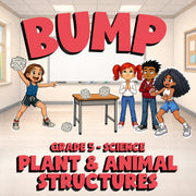 Plant & Animal Structures BUMP Science Game - No Prep Grade 5 Review Activity