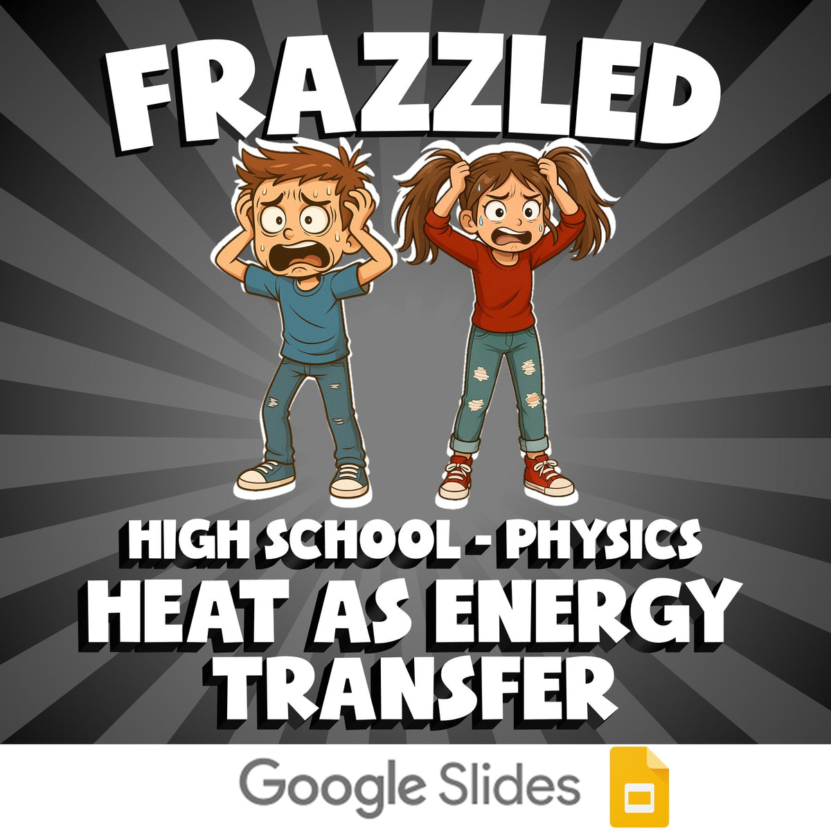 Heat as Energy Transfer FRAZZLED Science Game - No Prep Physics Review Activity