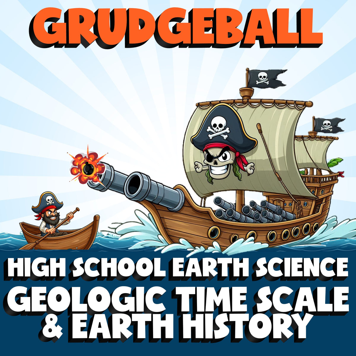 Geologic Time Scale & Earth History GRUDGEBALL Game - No Prep Earth Science