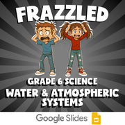 Water & Atmospheric Systems FRAZZLED Science Game - No Prep Grade 6 Review