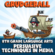 Persuasive Techniques in Media GRUDGEBALL ELA Game - No Prep Grade 8 Review