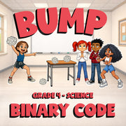 Binary Code BUMP Science Game - No Prep Grade 4 Review Activity