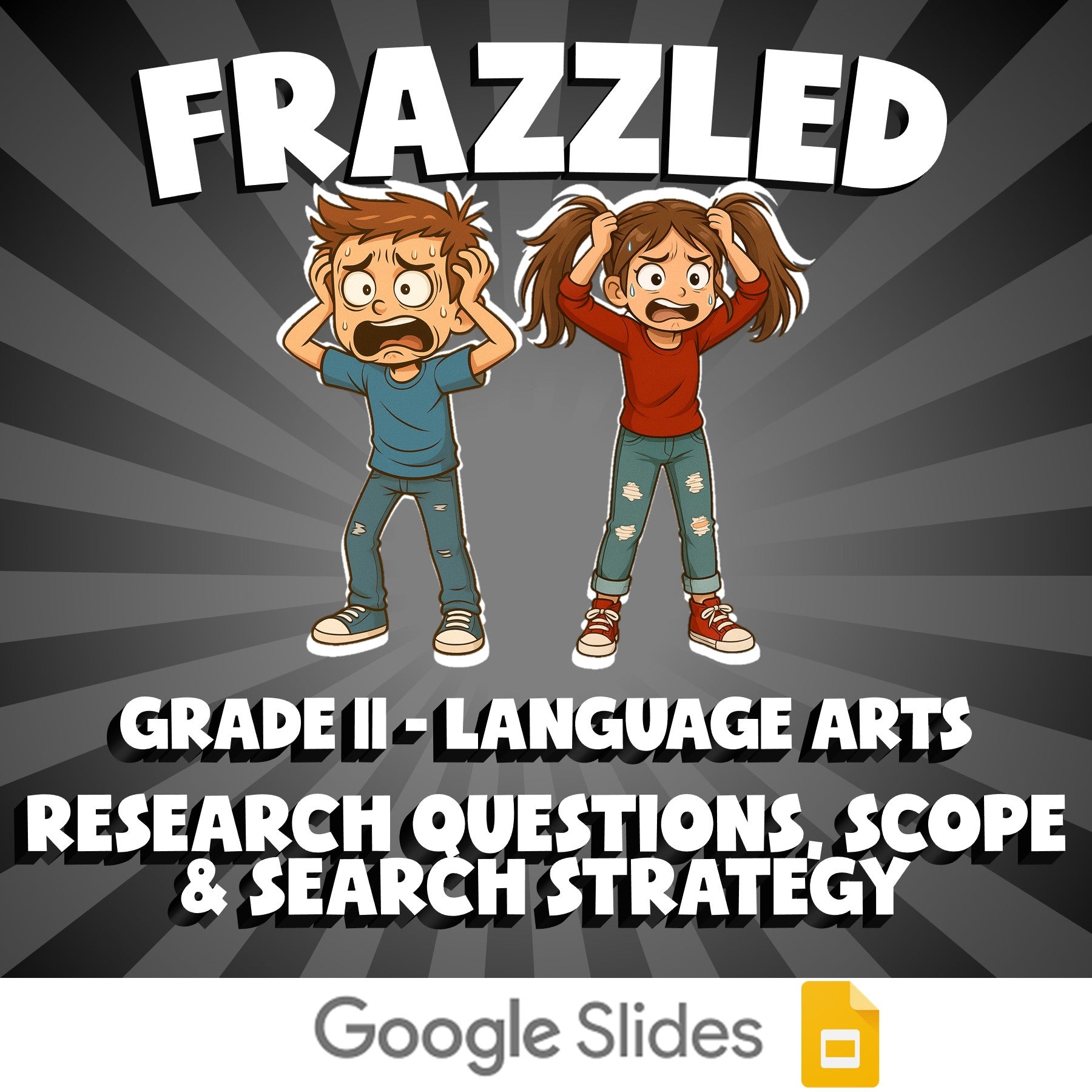 Research Questions, Scope & Search Strategy FRAZZLED ELA Game - No Prep Grade 11