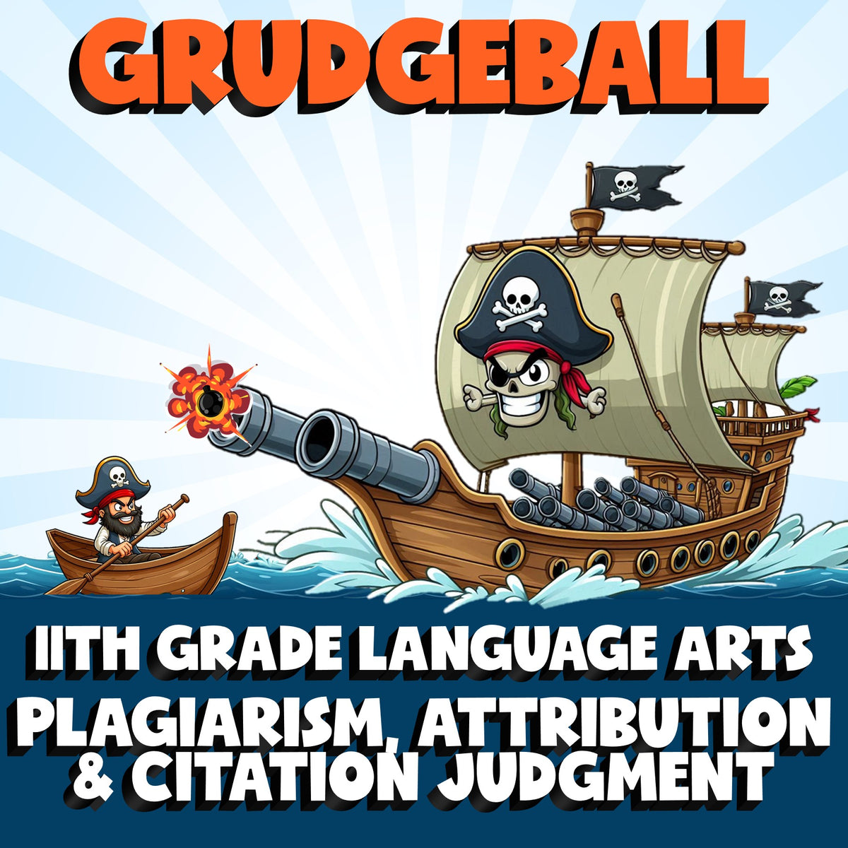 Plagiarism, Attribution & Citation Judgment GRUDGEBALL ELA Game - Grade 11