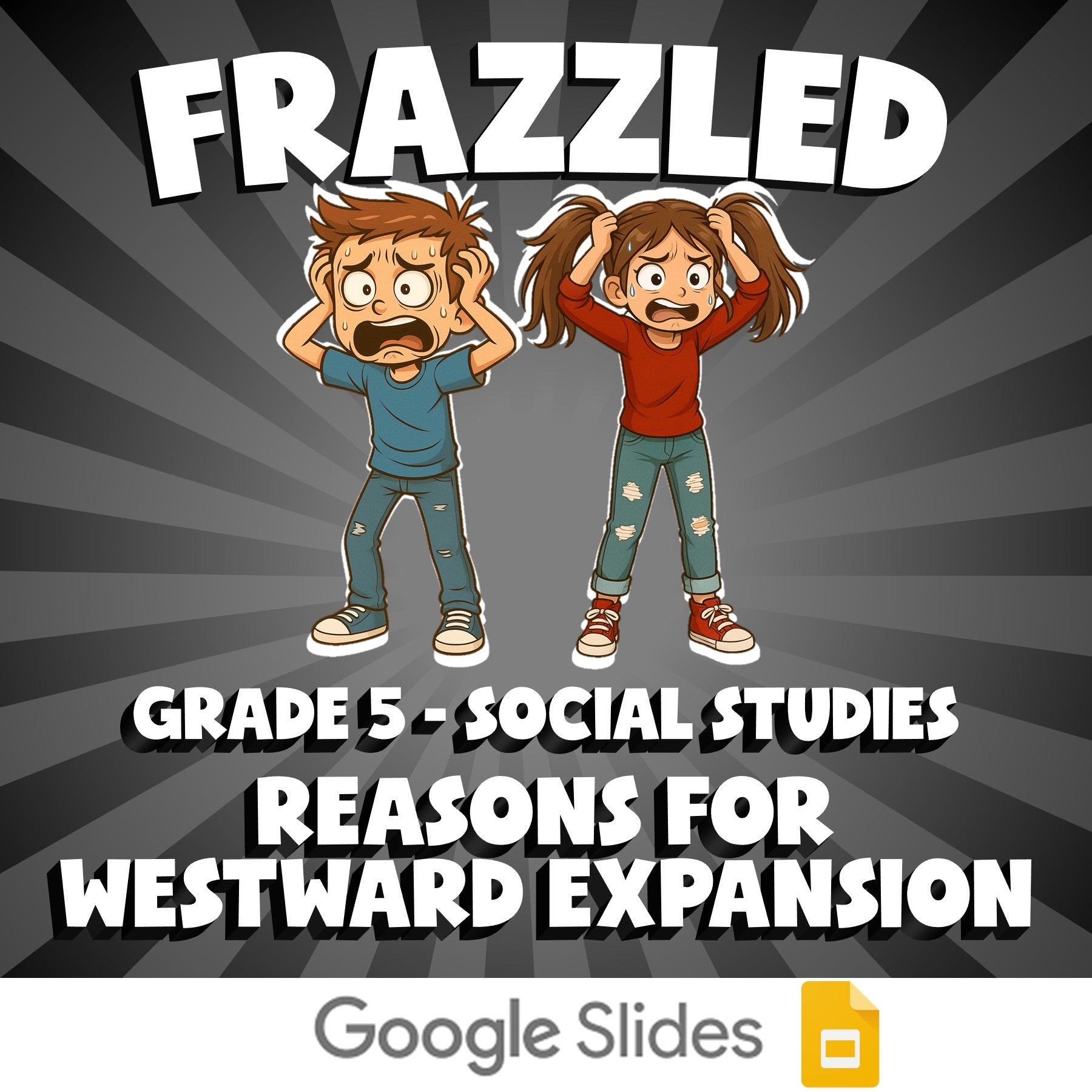 Reasons for Westward Expansion FRAZZLED Socials Game - No Prep Grade 5 Review