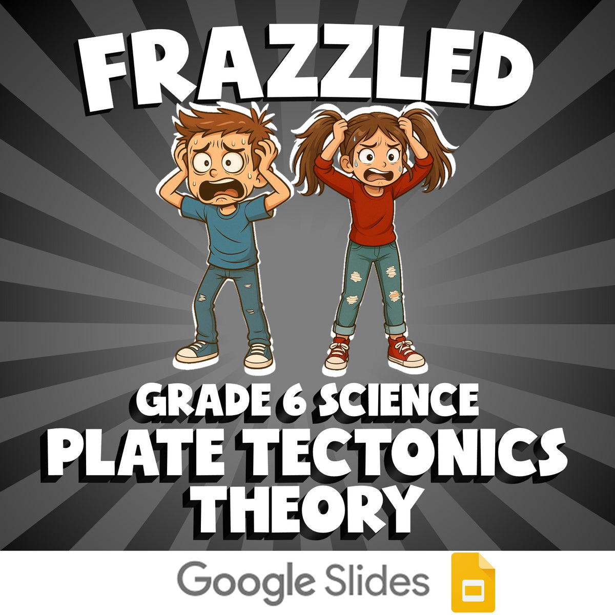 Plate Tectonics Theory FRAZZLED Science Game - No Prep Grade 6 Review Activity