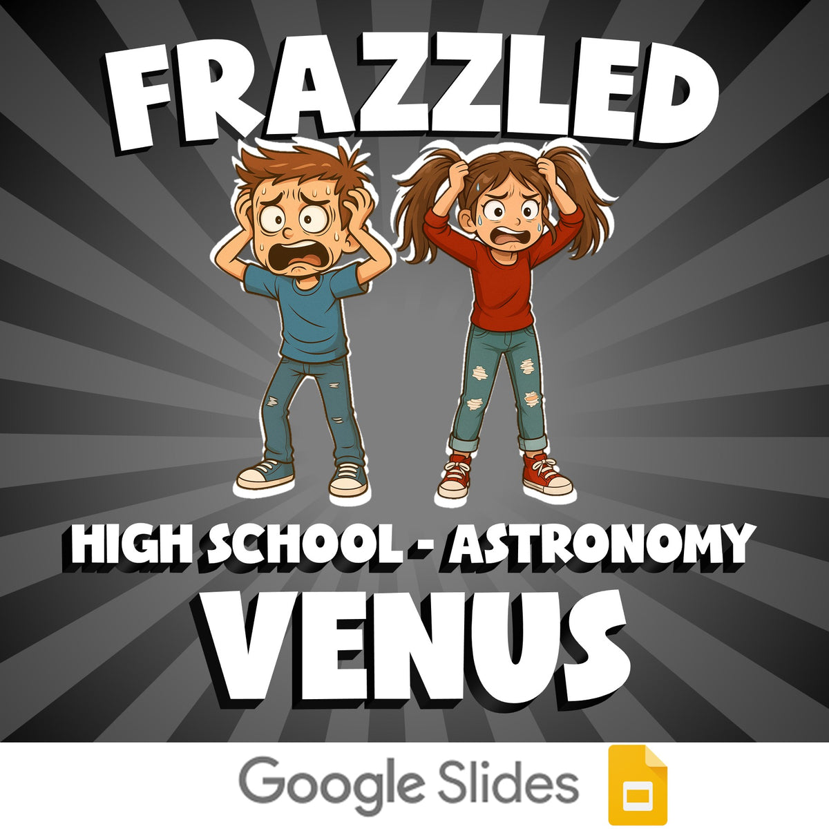 Venus FRAZZLED Science Game - No Prep Astronomy Review Activity