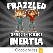 Inertia FRAZZLED Science Game - No Prep Grade 8 Review Activity