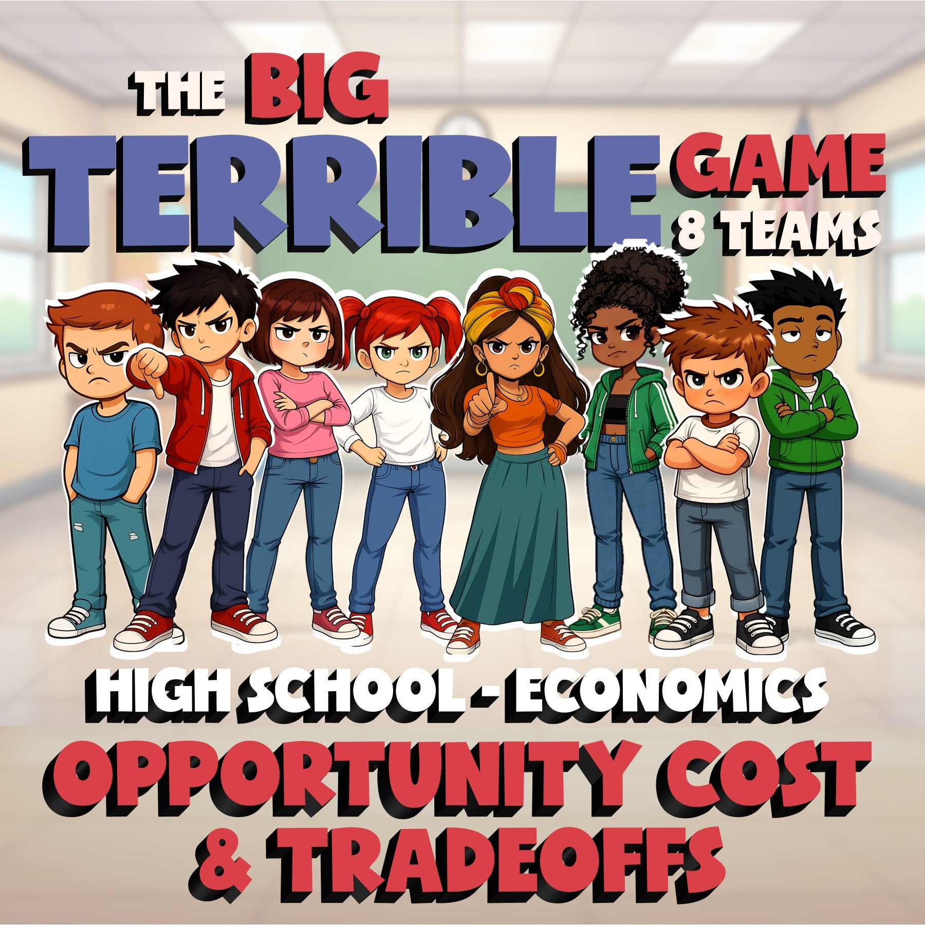 Opportunity Cost & Tradeoffs BIG TERRIBLE GAME - No Prep Economics Review