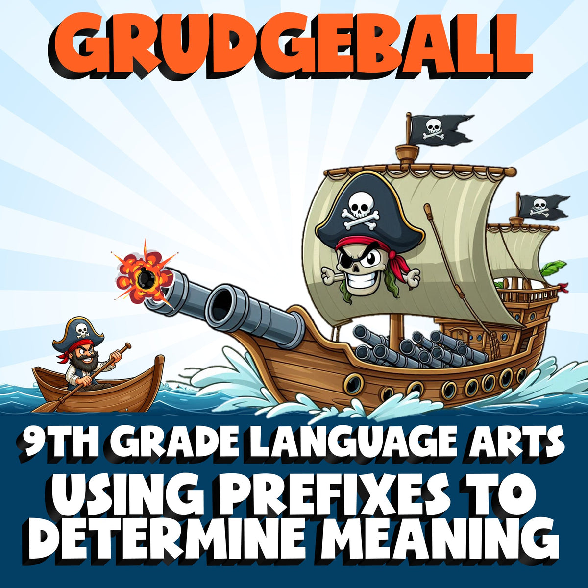 Using Prefixes to Determine Meaning GRUDGEBALL ELA Game - No Prep Grade 9 Review