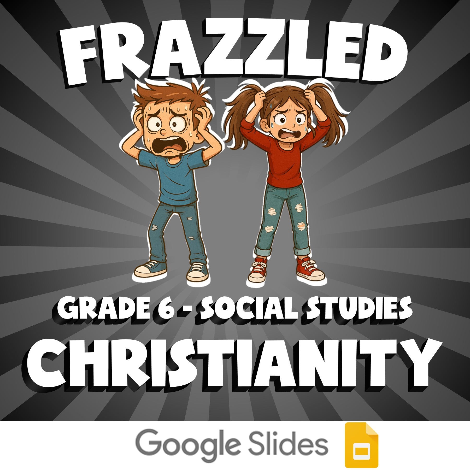 Christianity FRAZZLED Socials Game - No Prep Grade 6 Review Activity
