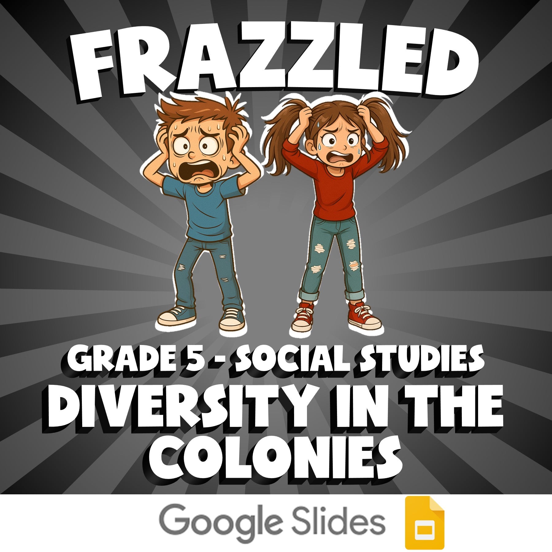Diversity in the Colonies FRAZZLED Socials Game - No Prep Grade 5 Review