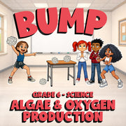 Algae & Oxygen Production BUMP Science Game - No Prep Grade 6 Review Activity