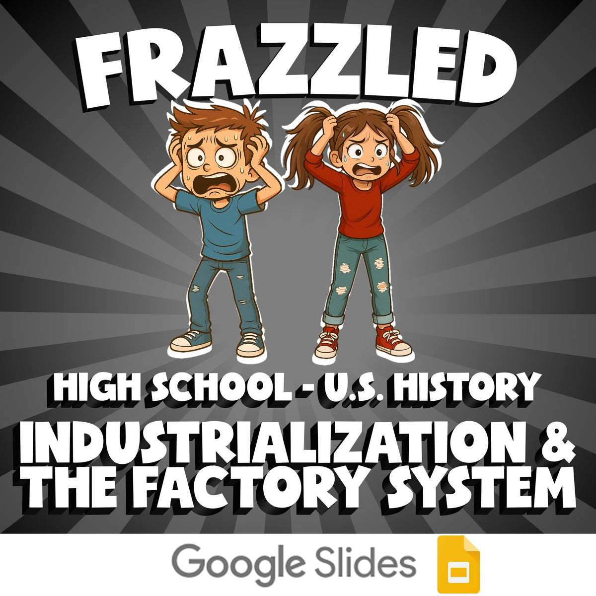 Industrialization & the Factory System FRAZZLED U.S. History Game - No Prep