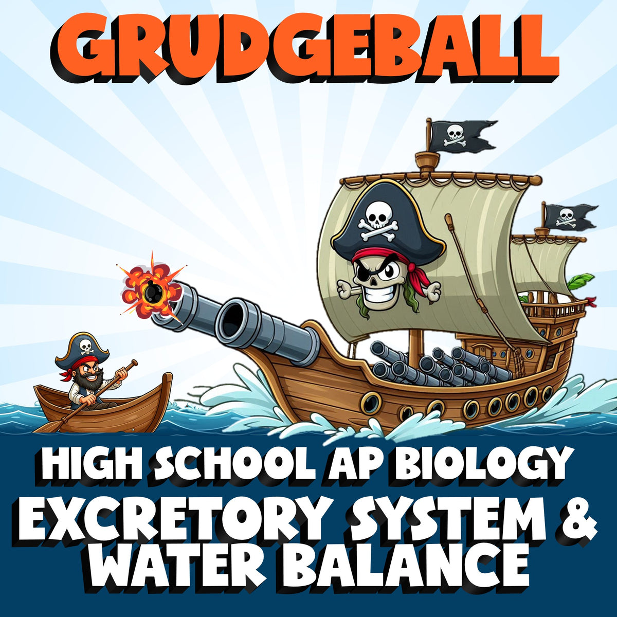 Excretory System & Water Balance GRUDGEBALL Science Game - No Prep AP Biology