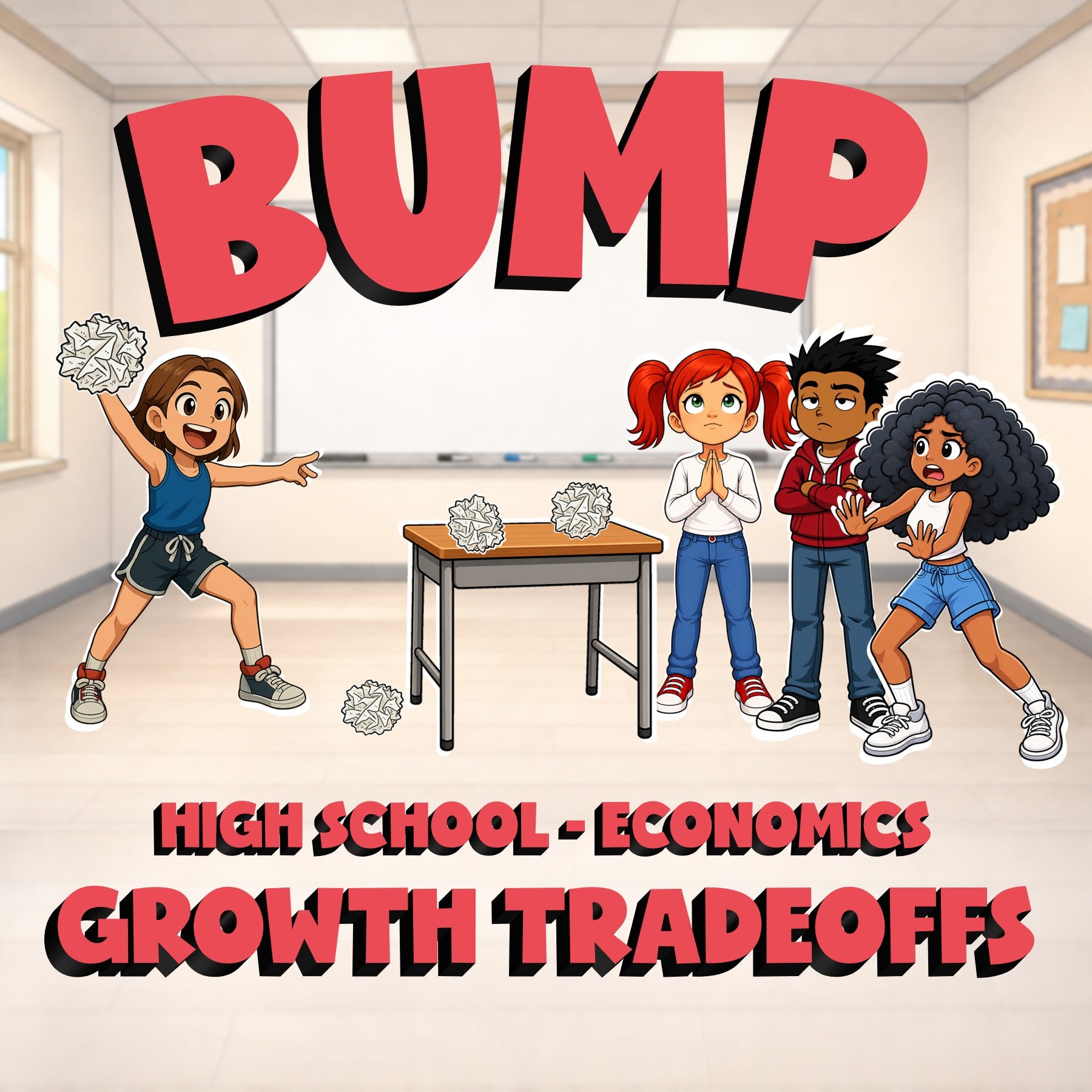 Growth Tradeoffs BUMP Economics Game - No Prep Review Activity