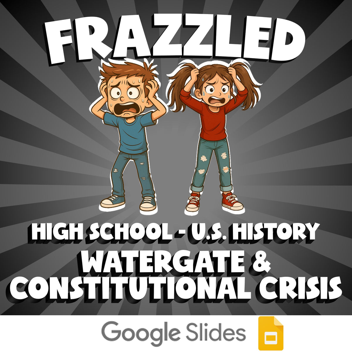 Watergate & Constitutional Crisis FRAZZLED U.S. History Game - No Prep Review
