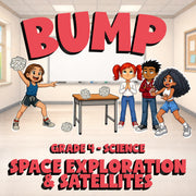 Space Exploration & Satellites BUMP Science Game - No Prep Grade 4 Review