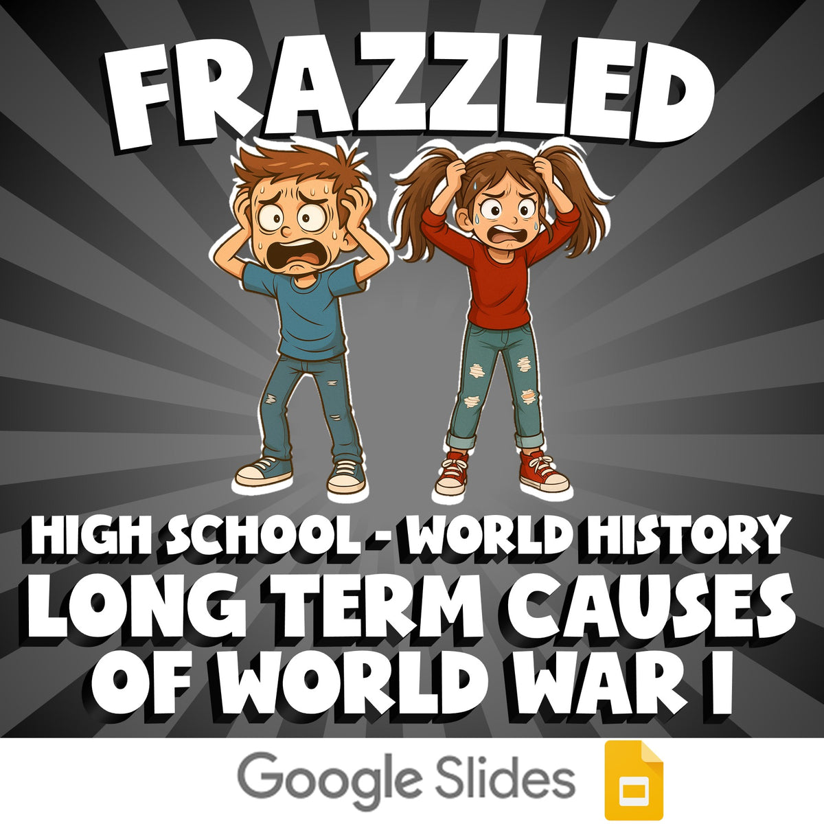 Long Term Causes of World War I FRAZZLED Game - No Prep World History Review