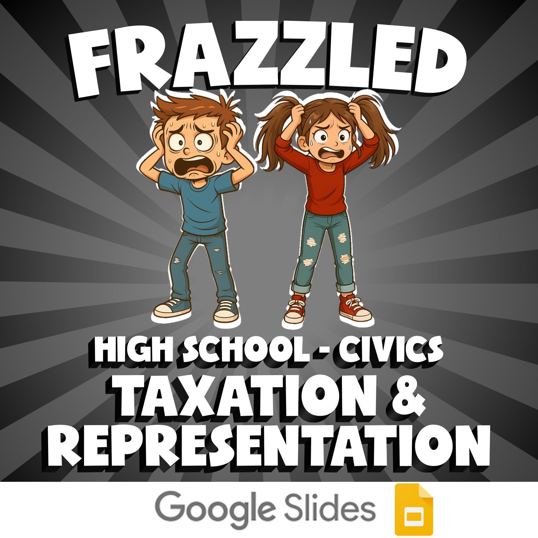 Taxation & Representation FRAZZLED Civics Game - No Prep Review Activity