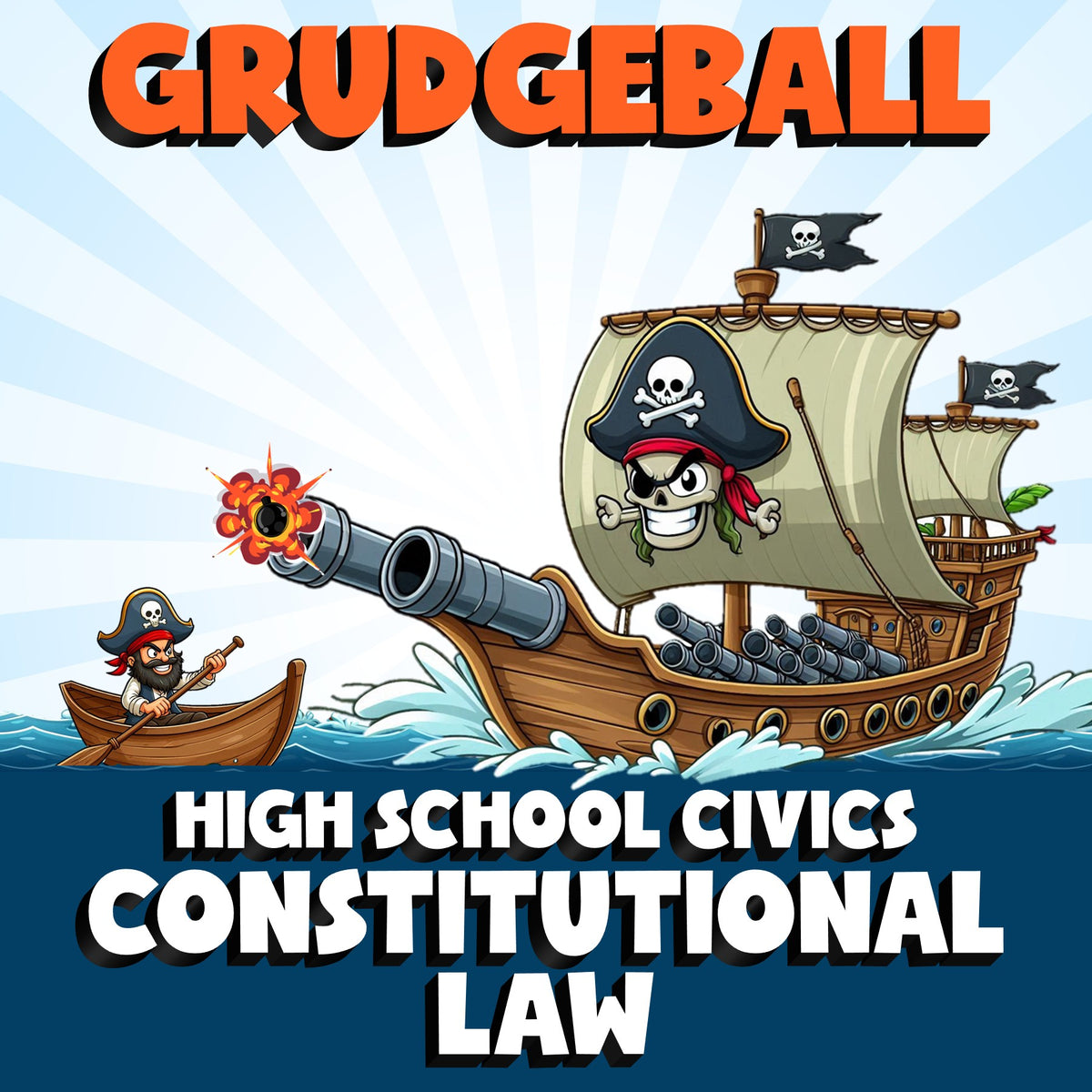 Constitutional Law GRUDGEBALL Civics Game - No Prep Review Activity