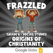 Origins of Christianity FRAZZLED Socials Game - No Prep Grade 6 Review Activity
