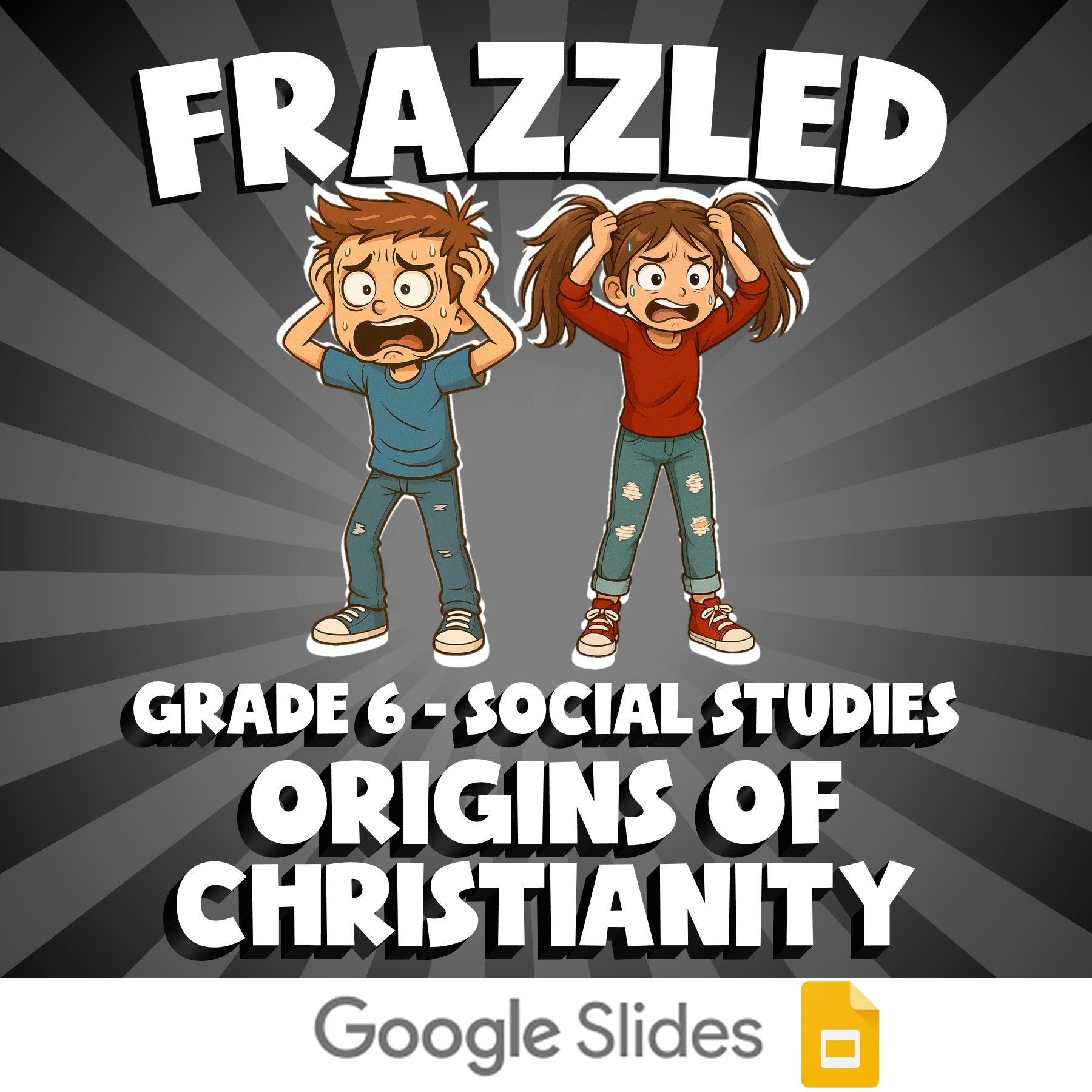 Origins of Christianity FRAZZLED Socials Game - No Prep Grade 6 Review Activity