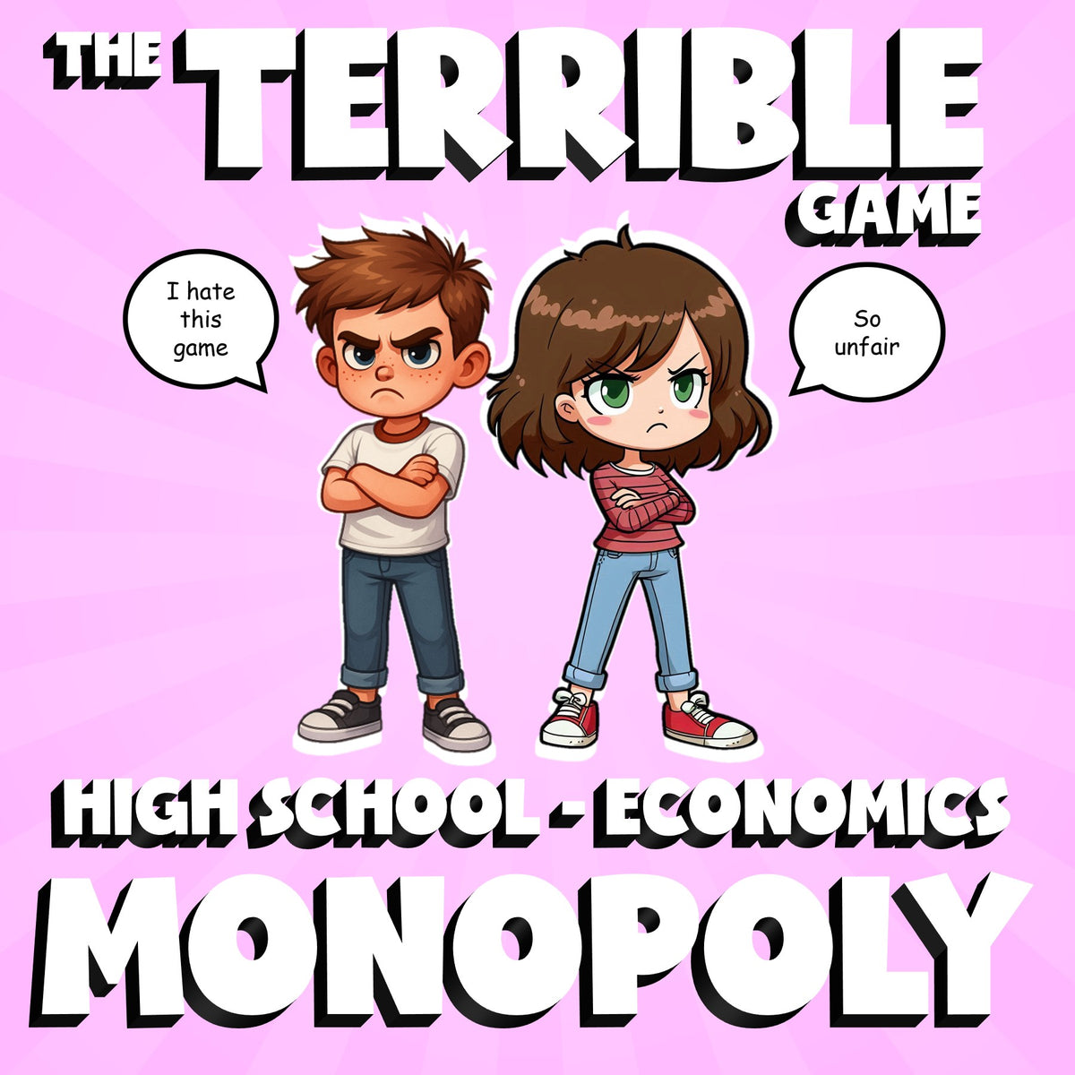 Monopoly THE TERRIBLE GAME - No Prep Economics Review Activity