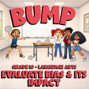 Evaluate Bias & Its Impact BUMP ELA Game - No Prep Grade 10 Review Activity
