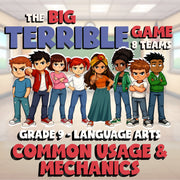 Common Usage & Mechanics BIG TERRIBLE GAME - No Prep Grade 9 ELA Review Activity