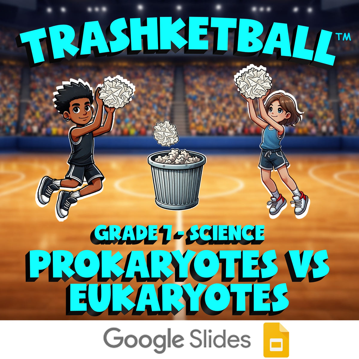 Prokaryotes vs Eukaryotes TRASHKETBALL Science Game - No Prep Grade 7 Review