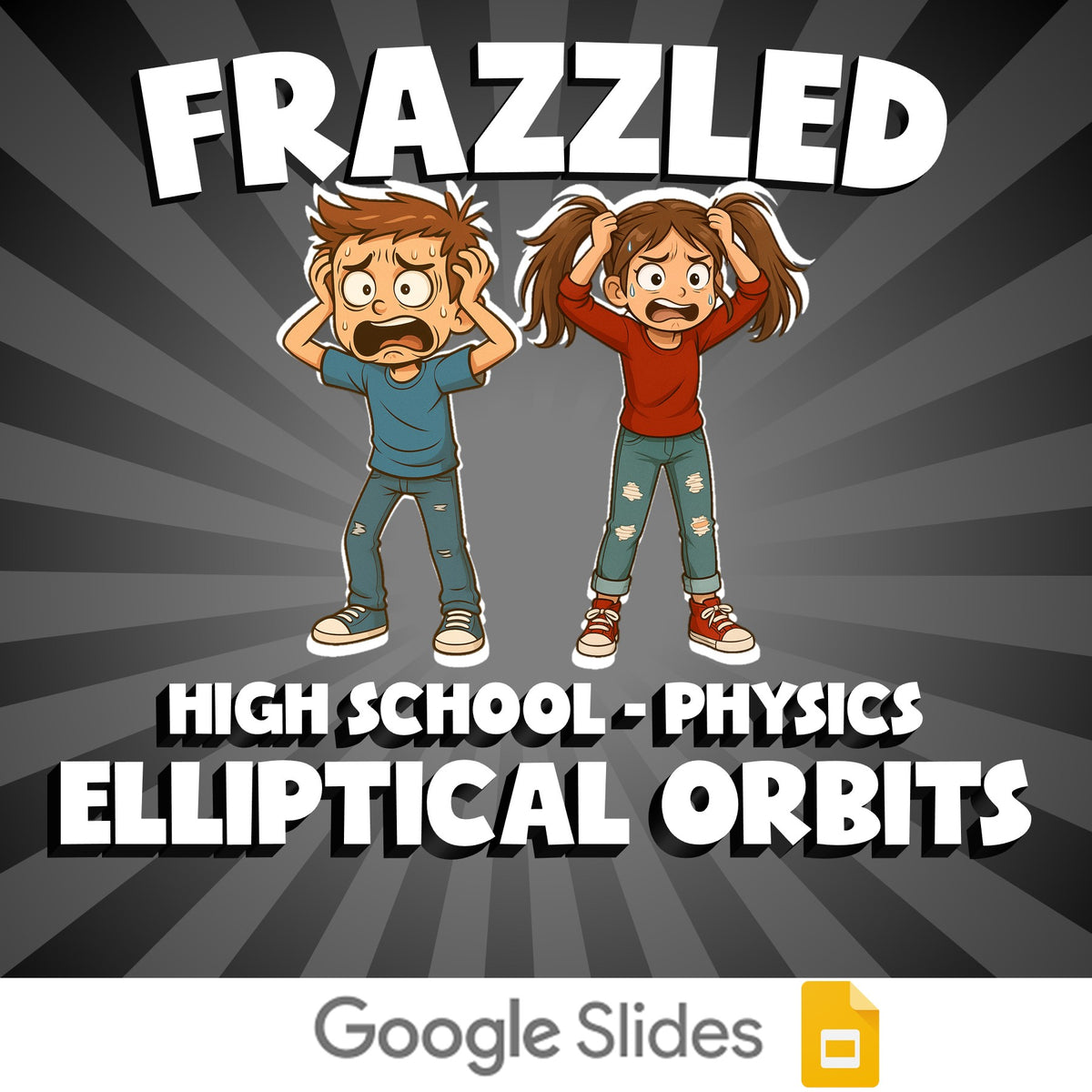 Elliptical Orbits FRAZZLED Science Game - No Prep Physics Review Activity