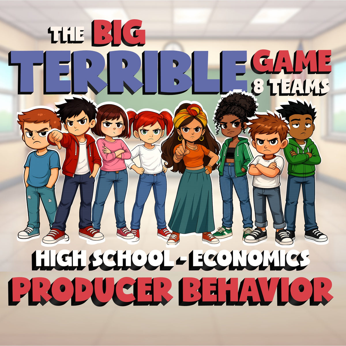 Producer Behavior BIG TERRIBLE GAME - No Prep Economics Review Activity