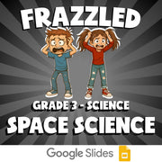 Space Science FRAZZLED Science Game - No Prep Grade 3 Review Activity