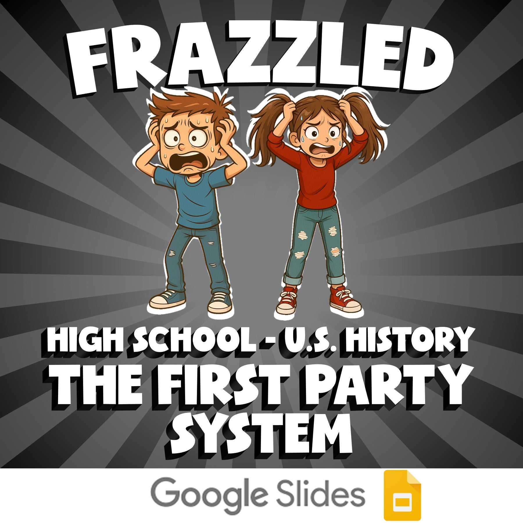 The First Party System FRAZZLED U.S. History Game - No Prep Review Activity