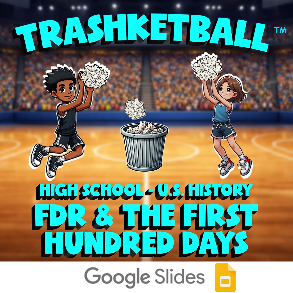 FDR & the First Hundred Days TRASHKETBALL U.S. History Game - No Prep Review