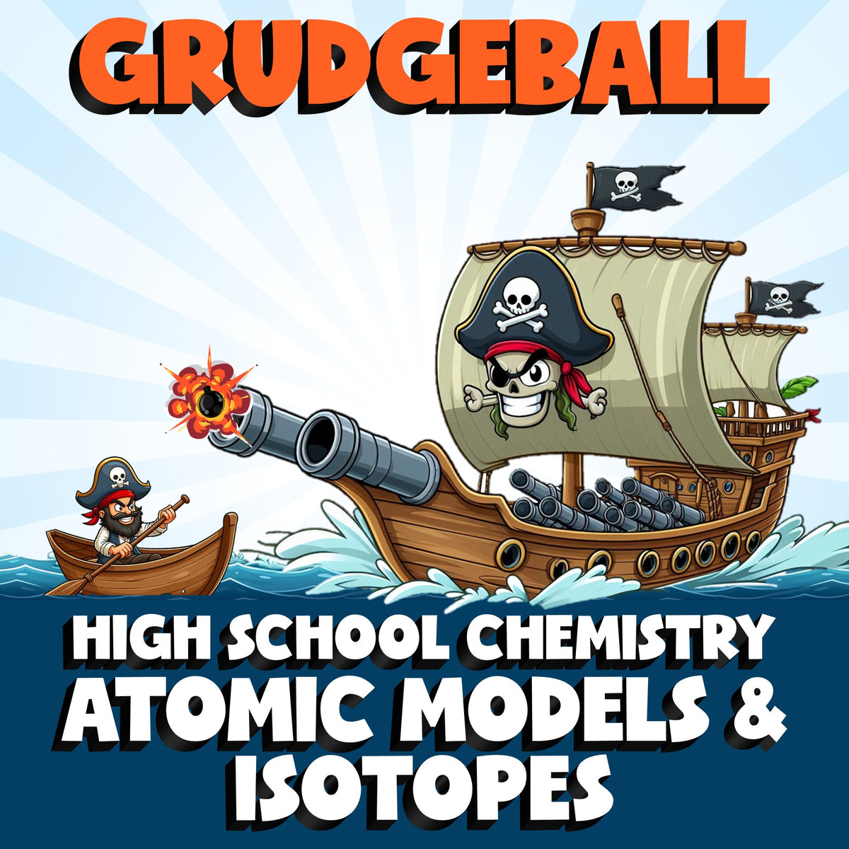 Atomic Models & Isotopes GRUDGEBALL Science Game - No Prep Chemistry Review