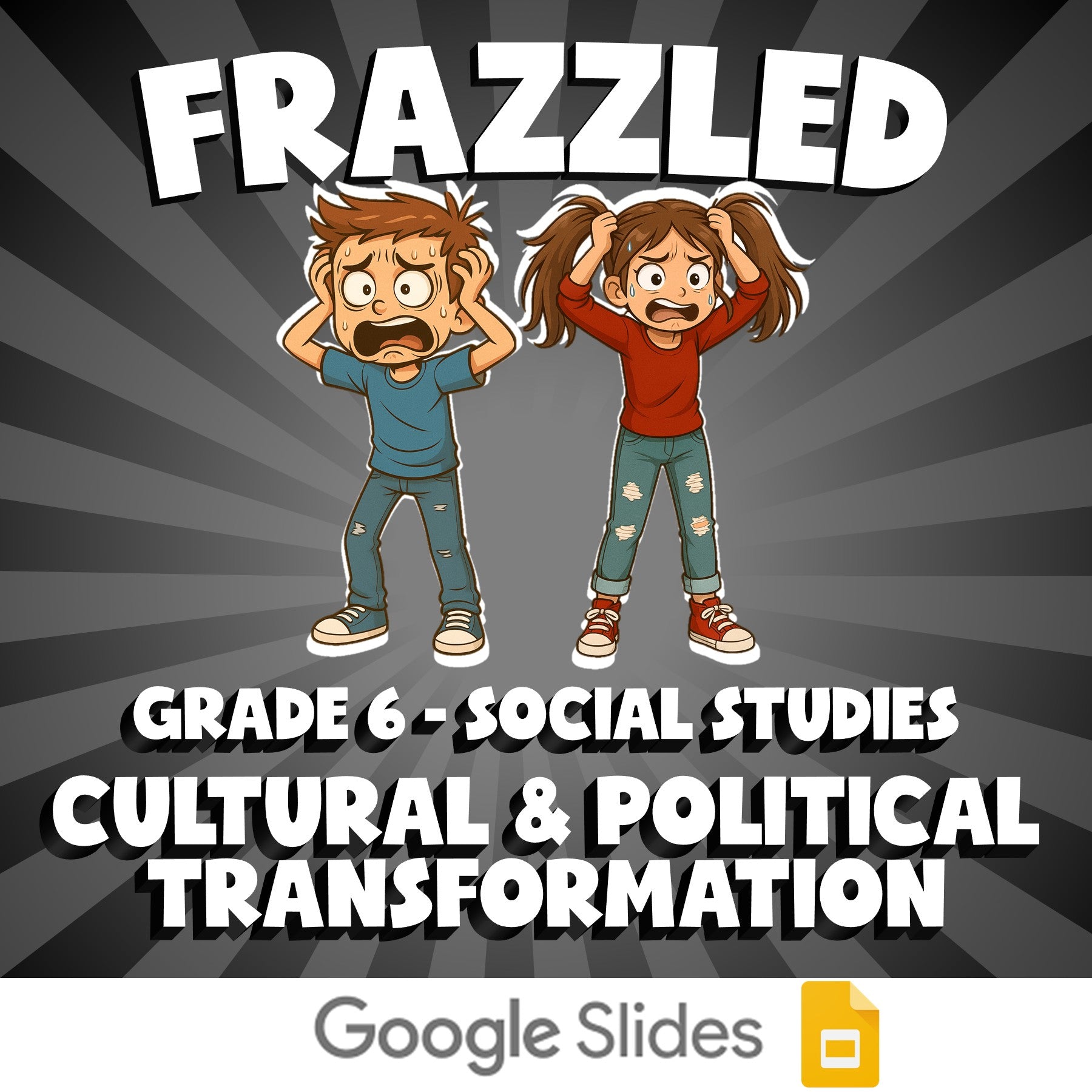 Cultural & Political Transformation FRAZZLED Socials Game - No Prep Grade 6