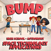 Space Technology Applications BUMP Science Game - No Prep Astronomy Review