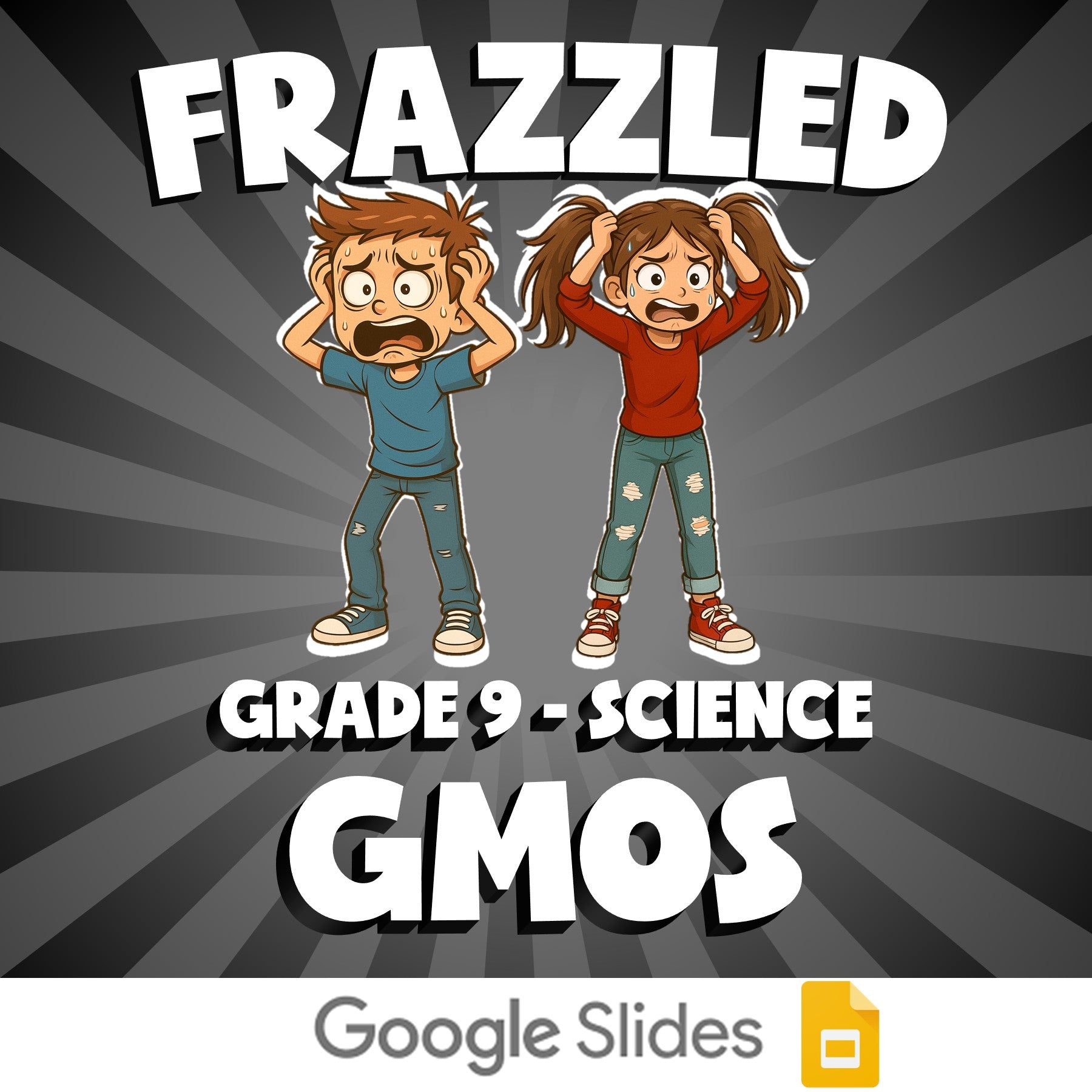GMOs FRAZZLED Science Game - No Prep Grade 9 Review Activity