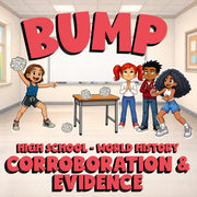 Corroboration & Evidence BUMP Game - No Prep World History Review Activity