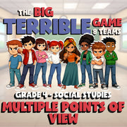 Multiple Points of View BIG TERRIBLE GAME - No Prep Grade 4 Socials Review